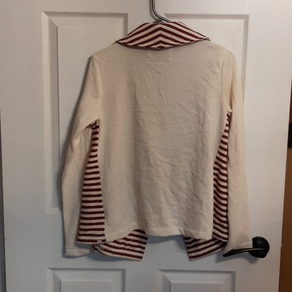 Element eden striped open cardigan sz M - Picture 3 of 4